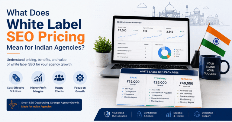 White Label SEO Pricing For Agencies India